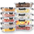 Avalo Glas Frischhaltedosen met Deckel - Meal Prep Trays - Glasbehälter mit