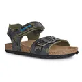 Geox Jungen J Ghita Boy Sandal, Camouflage Green, 29 EU