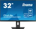 Iiyama ProLite XUB3293UHSN-B5, 80 cm (31.5"), 3840 x 2160 Pixel, 4K Ultra HD, LCD, 4 ms, Schwarz