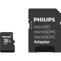 Philips MicroSDHC Card 8GB Class 10 UHS-I U1 incl. Adapter (8 GB, microSDHC, U1, UHS-I) (FM08MP45B/00)