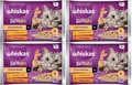 WHISKAS Katzennassfutter Tasty Mix Cremige Variationen im Beutel mit Huhn, Lamm und Pute in Sauce 16 Beutel à 85g (4 x 4 x 85g)