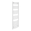 Designheizkörper Bari weiß gebogen 160 x 60 cm BadHeizkörper Handtuchtrockner Bad-Heizkörper Handtuchheizkörper Handtuchwärmer