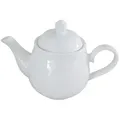 Provance Kaffeekanne Kaffeekanne mit Deckel Porzellan weiß Kaffeepott Teekanne, 0.950 l 0.950 l