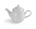 Provance Kaffeekanne & Teekanne aus Premium Porzellan Weiß – Eleganter Kaffeepott mit Deckel in 2 Größen – Zeitlose Servierkanne für stilvollen Kaffee- & Teegenuss (950 ml)