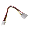 Q02 Floppy FDD Strom Adapter 4pin Molex auf 4pin Floppy IDE zu Floppy Stromkabel