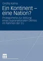 Ein Kontinent - eine Nation? Ondrej Kalina