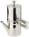Ilsa Napoletana Kaffeemaschine, Edelstahl, Silber, für 1-2 Tassen