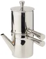 Napoletana Kaffeemaschine, Edelstahl, Silber, für 12 Tassen