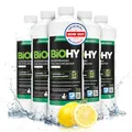 BiOHY Bodenreiniger für Wischroboter (6 x 1 Liter) | Reinigungsmittel Konzentrat für alle Wisch & Saugroboter mit Nass-Funktion | Schaumarm & Streifenfrei | Nachhaltiges 1:200 Konzentrat