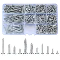 Schraubensatz M3 M4 M5 Selbstschneidend Holz Schrauben Set Flachkopf