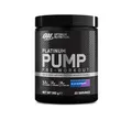 ON PUMP Pre-Workout ohne Koffein, Booster mit Beta-Alanin, Citrullin, L-Arginin & Fruitflow, Blaue Himbeere Geschmack, intensives Training, 20 Portionen, 380 g