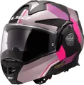 Reversibler Modularer Helm LS2 FF901 ADVANT-X Ultra Matt Grau Lila größe XXL