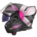 LS2, Modularer Motorradhelm ADVANT X ULTRA Matt Grey Purple, XXL