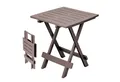 Spetebo Gartentisch Kunstoff Klapptisch ADIGE - braun (Stück, 1-St., Kunststoff Tisch), Garten Beistelltisch klappbar