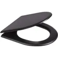 Sanela rvs toiletten - closetzitting, zwart (SLZN 31C)