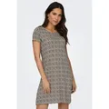 ONLY Minikleid ONLBERA BACK LACE UP S/S DRESS JRS NOOS beige L (40)
