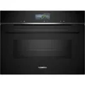 CM776GKB1 IQ700, Backofen schwarz/edelstahl, mit Mikrowellenfunktion, 60 cm, Home Connect