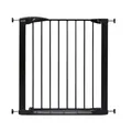 Munchkin Lindam Türgitter für Babys, ausziehbares Türschutzgitter & Treppenschutz zum Klemmen, ideal für Kinder und Haustiere, ohne Bohren, 76-82 cm, schwarz