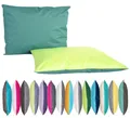 JACK Dekokissen JACK 2-farbiges Wende Outdoor Kissen 30x50cm Dekokissen inkl. Füllung, mit Lotus-Effekt, Robust, Strapazierfähig, für Innen & Außen geeignet