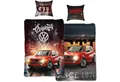 BERONAGE Wendebettwäsche VW Volkswagen Golf GTI 088 Bettwäsche Linon / Renforcé, 100% Baumwolle, 2 teilig, 135x200 + 80x80 cm