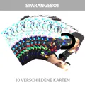 REWE DFB WM 2022 Sammelkarten - 10 verschiedene GLITZER Karten