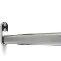 SOTECH Schrankstange Verstellbar Oval 22 x 15 mm Länge 400 Bis 600 mm Chrom Poliert inkl. Stangenlager