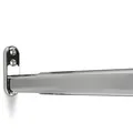 So-tech - Schrankstange Verstellbar Oval 22 X 15 Mm L: 400 - 600 Mm Chrom Poliert Inklusive Stangenlager