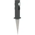 ledscom.de Garten-Steckdosen-Säule Polly mit Erdspieß für außen, IP44, 3-Fach mit Timer/Zeitschaltuhr, anthrazit, eckig, 38cm