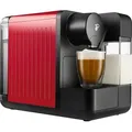 Tchibo Cafissimo "milk" Kapselmaschine für Kaffee, Espresso, Caffè Crema, Rot - Rot