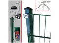 Fa-Bausysteme Doppelstabzaun Moosgrün 8-6-8 Plättchen 1230 mm 22,5 m