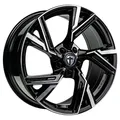 1x TOMASON TOMASON AR1 black diamond polished 9.0Jx21 5x112 ET33