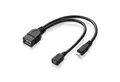 adaptare adaptare 40228 USB-OTG Adapter-Kabel Micro-USB 2.0-Stecker USB-Buchse USB-Kabel
