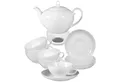Seltmann Weiden Teeservice Rondo/Liane Teeservice 14er Set (14-tlg), 6 Personen, Porzellan