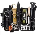 Survival Gadget Notfall Kit Ausrüstung Feuerstein für Survival und Bergsteigen