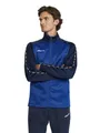 Craft Sport-Trainingsjacke Squad 2.0 Full Zip (mit Seitentaschen, elastisch Funktionsmaterial) kobaltblau Herren