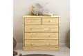 IDIMEX Kommode RONDO, Kommode Anrichte Sideboard mit 5 Schubladen Kiefer massiv lackiert in