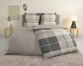 TOM TAILOR HOME Wendebettwäsche Eric in Gr. 135x200 oder 155x220 cm, Renforcé, 3 teilig, mit Reißverschluss, mit GRATIS-Zugabe: Sportbeutel aus 100% Baumwolle