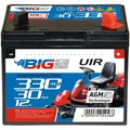 BIG U1R AGM 12V 30Ah 330A/EN Rasentraktor Rasenmäher Aufsitzmäher Batterie