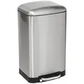 5Five Mulleimer/treteimer - silber - Metall - 20 Liter - 30 x 30 x 53 cm - Silber