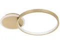 LED-Deckenleuchte Gafares, 15 W, 40,5 x 29 x 5,5 cm, gold/weiß - A