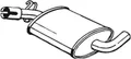 Mittelschalldämpfer BOSAL 233-421 für 19E 165 1G1 GOLF JETTA 1G2 VW 2 Van Cat
