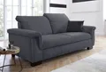 2,5-Sitzer DOMO COLLECTION "Sully", grau (dunkelgrau), B:210cm H:84cm T:102cm