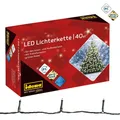 Idena Lichterkette 40 LED warmweiß 8h Timer 11,90m