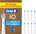 Oral-B iO Aufsteckbürsten ORIGINAL Zahnbürstenaufsatz Plaqueentfernung 8 Stück