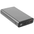 IOMI IO-PB130W-GR Powerbank Grau - 20000 mAh Kapazität, USB A & USB C - Grau