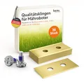 BEOS 36x Premium Titan Ersatzmesser + Schrauben mit Sicherung - Messer kompatibel mit Mammotion LUBA, LUBA 2, YUKA, LUBA Mini & YUKA Mini, verbessertes Schraubendesign für Mammotion