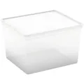 Aufbewahrungsbox C Cube mit Deckel Transparent