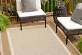 andiamo In- und Outdoor Teppich Arizona - Pflegeleichter Balkon Teppich Outdoorteppich, Küchenteppich - Größe: 160 x 230 cm, Farbe: Beige