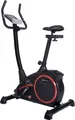 Christopeit Ergometer AL 2 – 9 kg Magnet-Brems-System, 24-stufige Widerstandsregelung, Touch LCD-Display mit Tablet-/Smartphone-Halterung, 10 vorgegebene & 5 individuelle Trainingsprogramme, Fitnesstest-Funktion, Vertikal & horizontal verstellbarer Sattel, Integrierte Handpulssensoren, Rutschfeste Pedale