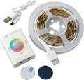 Aufladbarer LED Streifen Farbwechsel 100cm Bewegungsmelder Innenbereich Schrankleuchte 1100mAh RGB